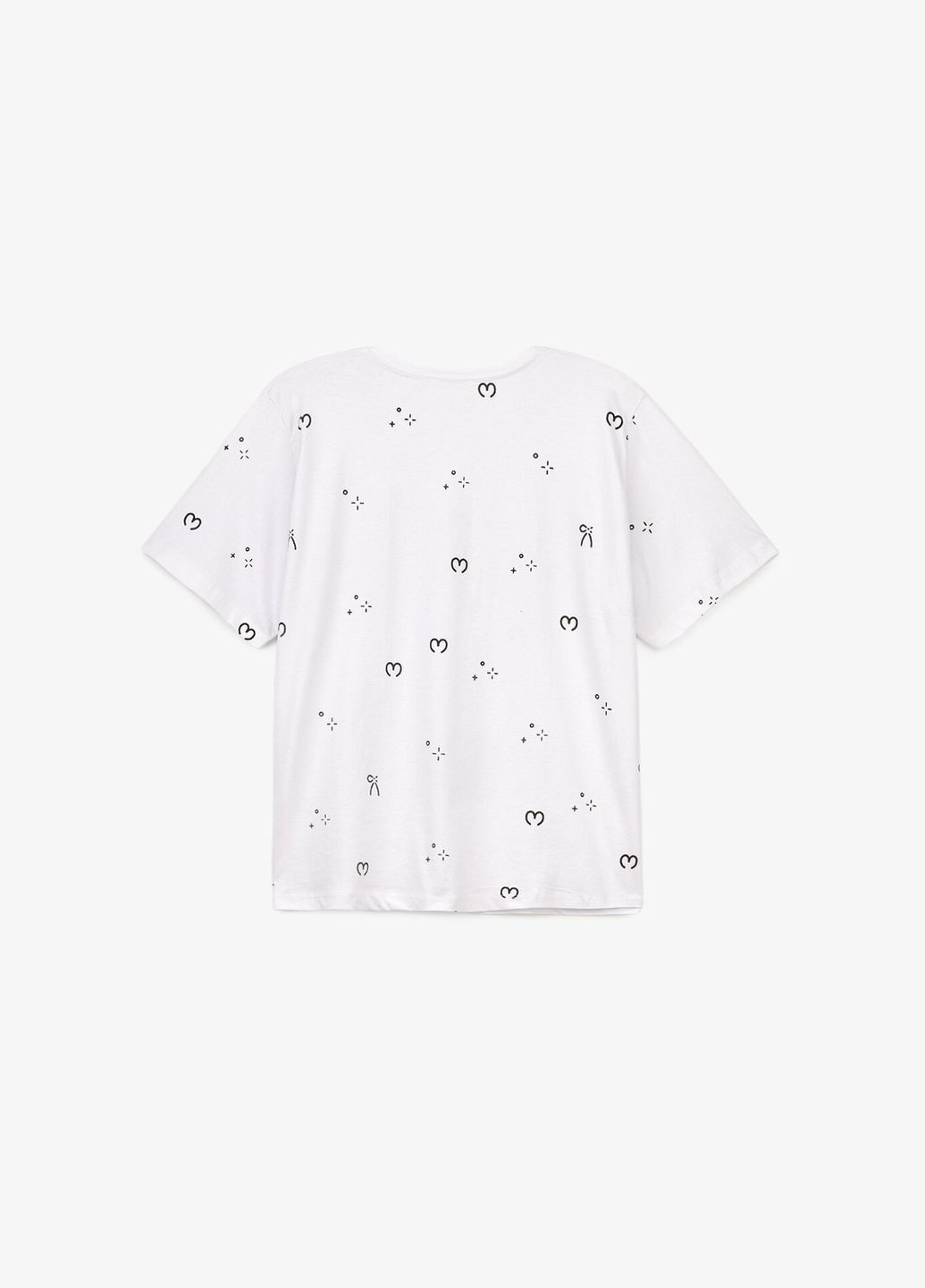 Футболка з візерунком жіноча 24403-3 shop (2000990984234) Poncik - (361498598)