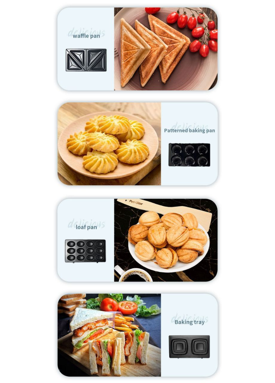 Мультимейкер со съемными пластинами 8в1 Sokany SK-BBQ-140 (302669706)