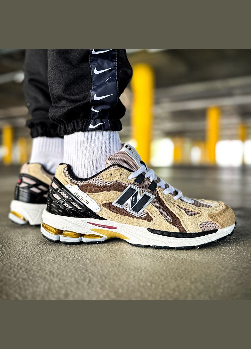 Коричневі всесезон кросівки чоловічі new balance 1906d brown | 1906d коричневі No Brand