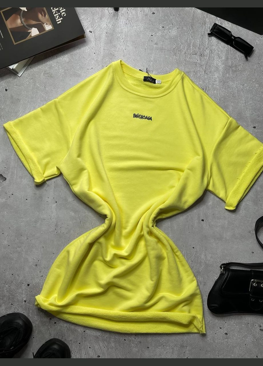 Желтое платье No Brand