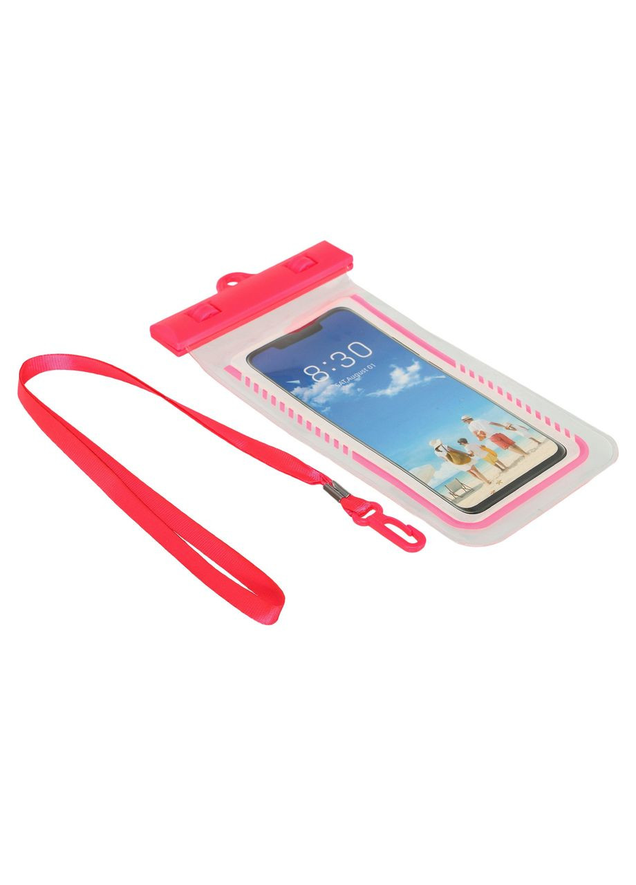 Чохол-гаманець на шию водонепроникний F3829 (PL, на шию, внутрішні розміри-17x9см, рожевий) SP-Sport (370139955)