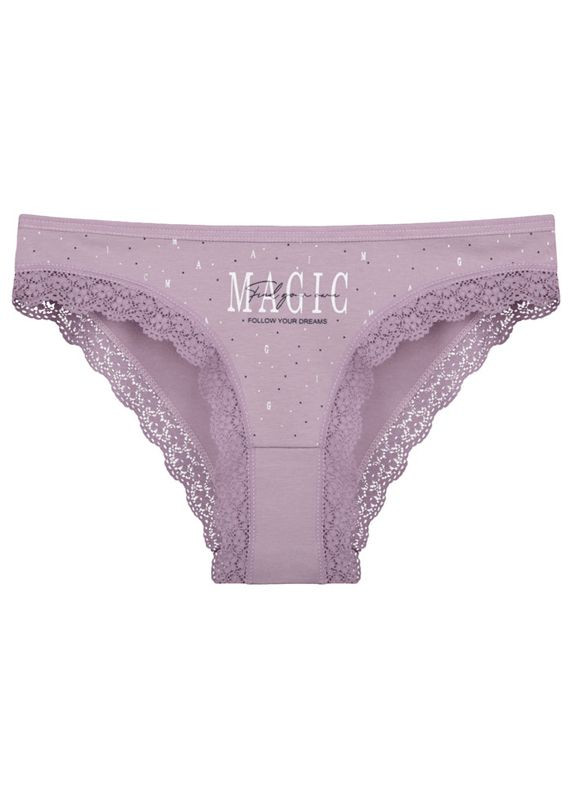 Ажурні труси сліпи з принтом MAGIC Donella Сліпи (316302938)