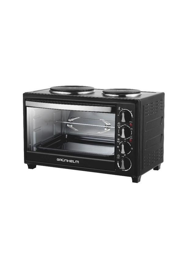 Піч електрична з плитою GN-3301-RHP 33 л 1800 Вт Grunhelm (364766420)