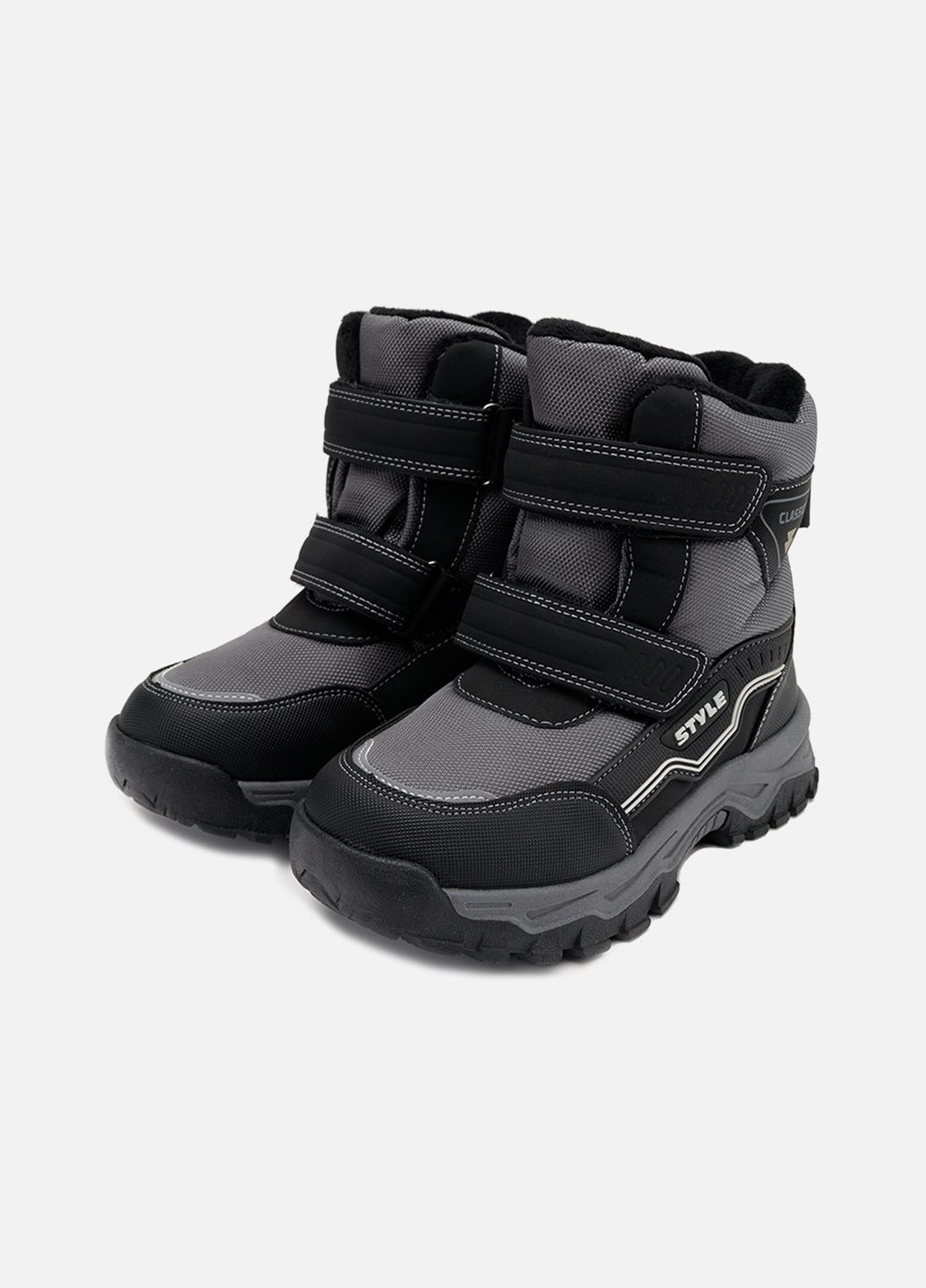 Зимние термосапоги для мальчика цвет серый cb-00258721 Yuki
