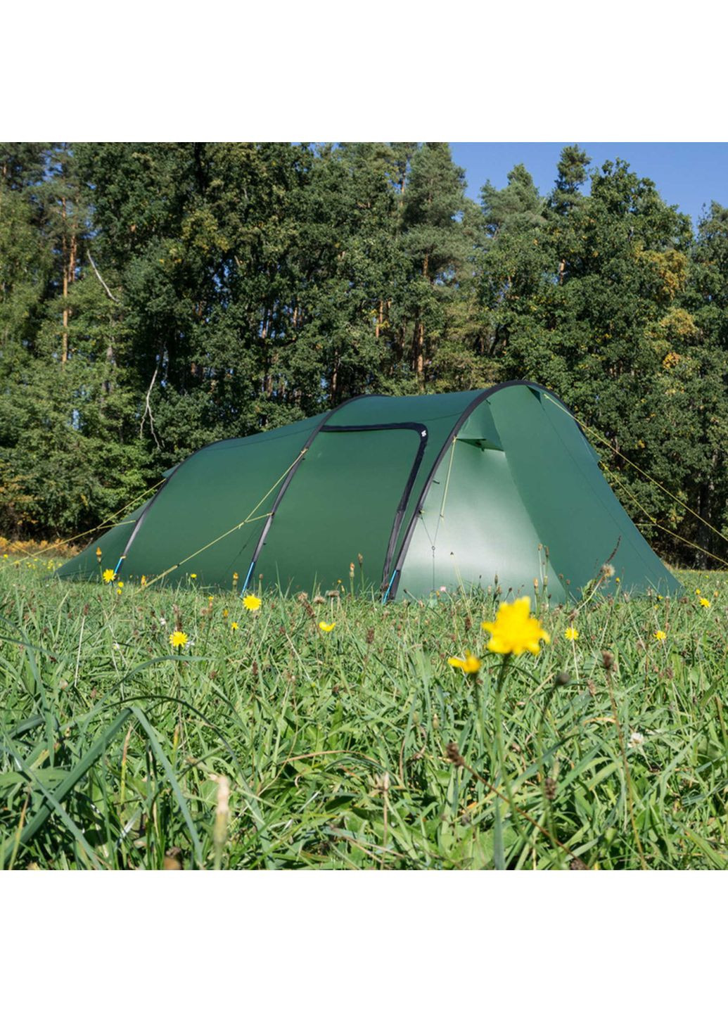 Намет Wechsel Tempest 4 ZG для 4 чоловік тунельний намет з двома входами та тамбуром для кемпінгу та туризму. ProDobro (365731317)