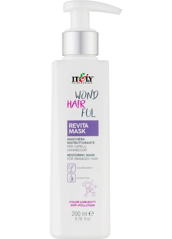 Восстанавливающая маска для волос WondHairFul Revita Mask 200ml (2-963297) Itely Hairfashion (380111339)