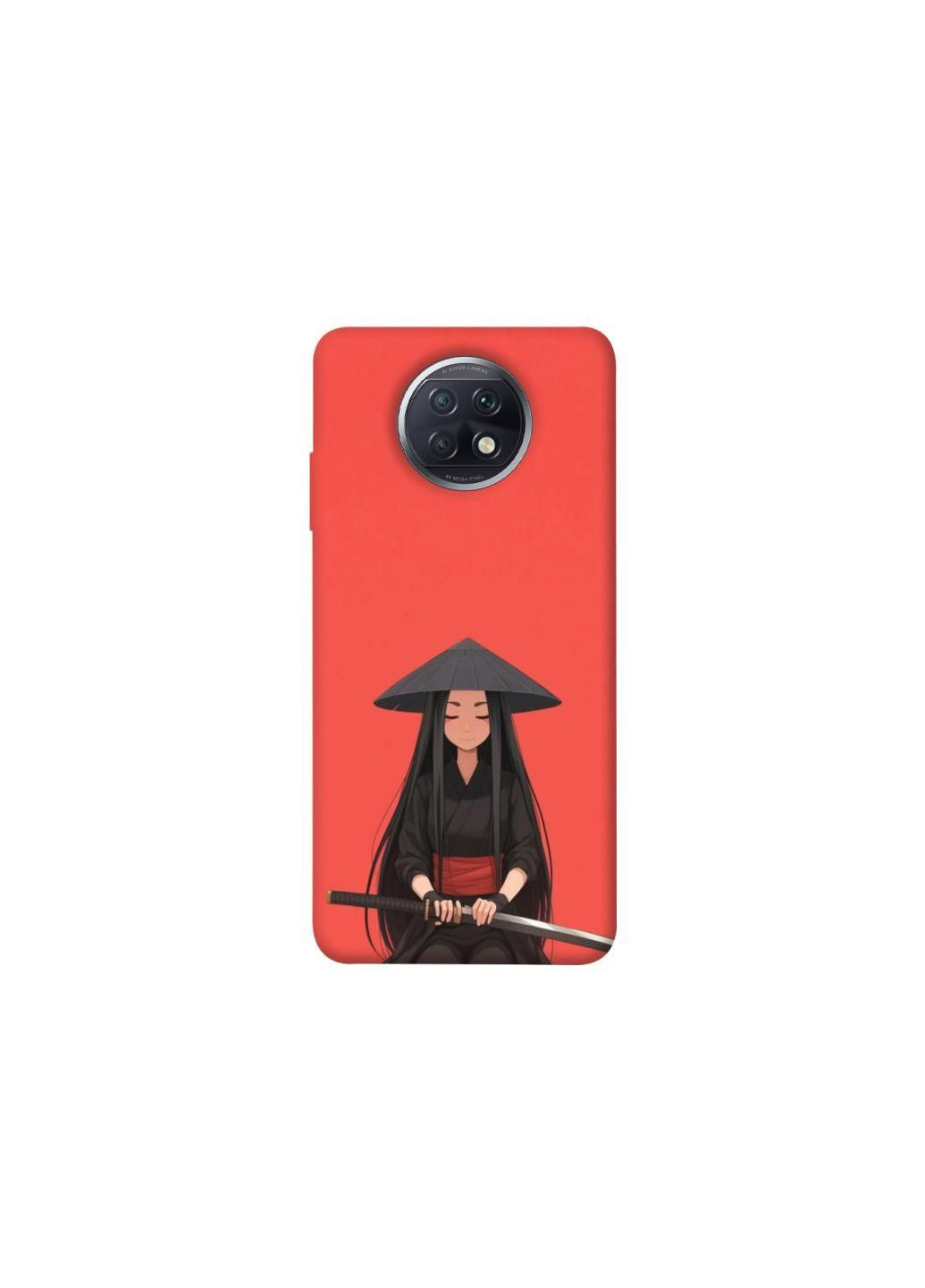 Чехол на Xiaomi Redmi Note 9 5G / Note 9T Red samurai Frontalka (363892187)