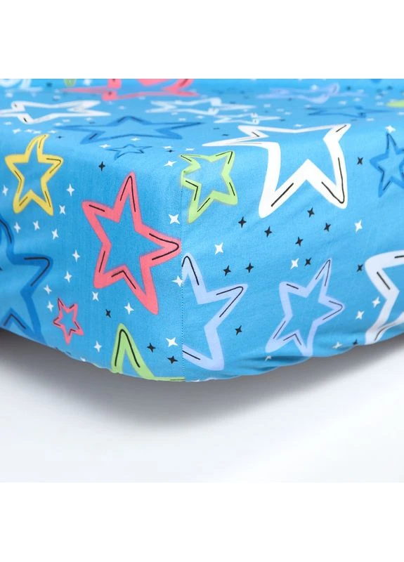Простирадло на резинці Бязь Gold Люкс 160х190х10 см (MS-850006133) Moon&Star Galaxy Dream (394448223)