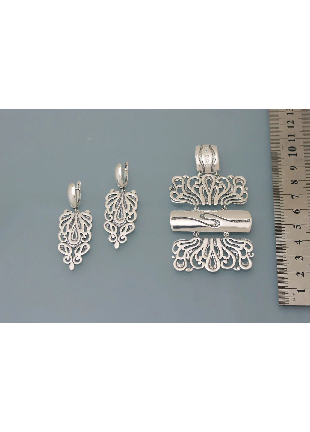 Серьги из серебра 925 пробы 2081 ХАРТОВ (397814226)