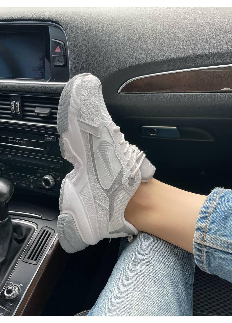 Білі Осінні кросівки чоловічі nike pro silver найк No Brand