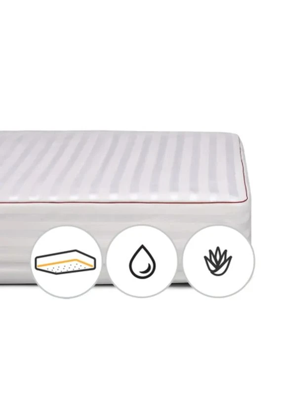 Наматрасник шелковый DeLuxe Silk Aloe Vera 301 120x190 см (2200000376411) Mirson (398745886)