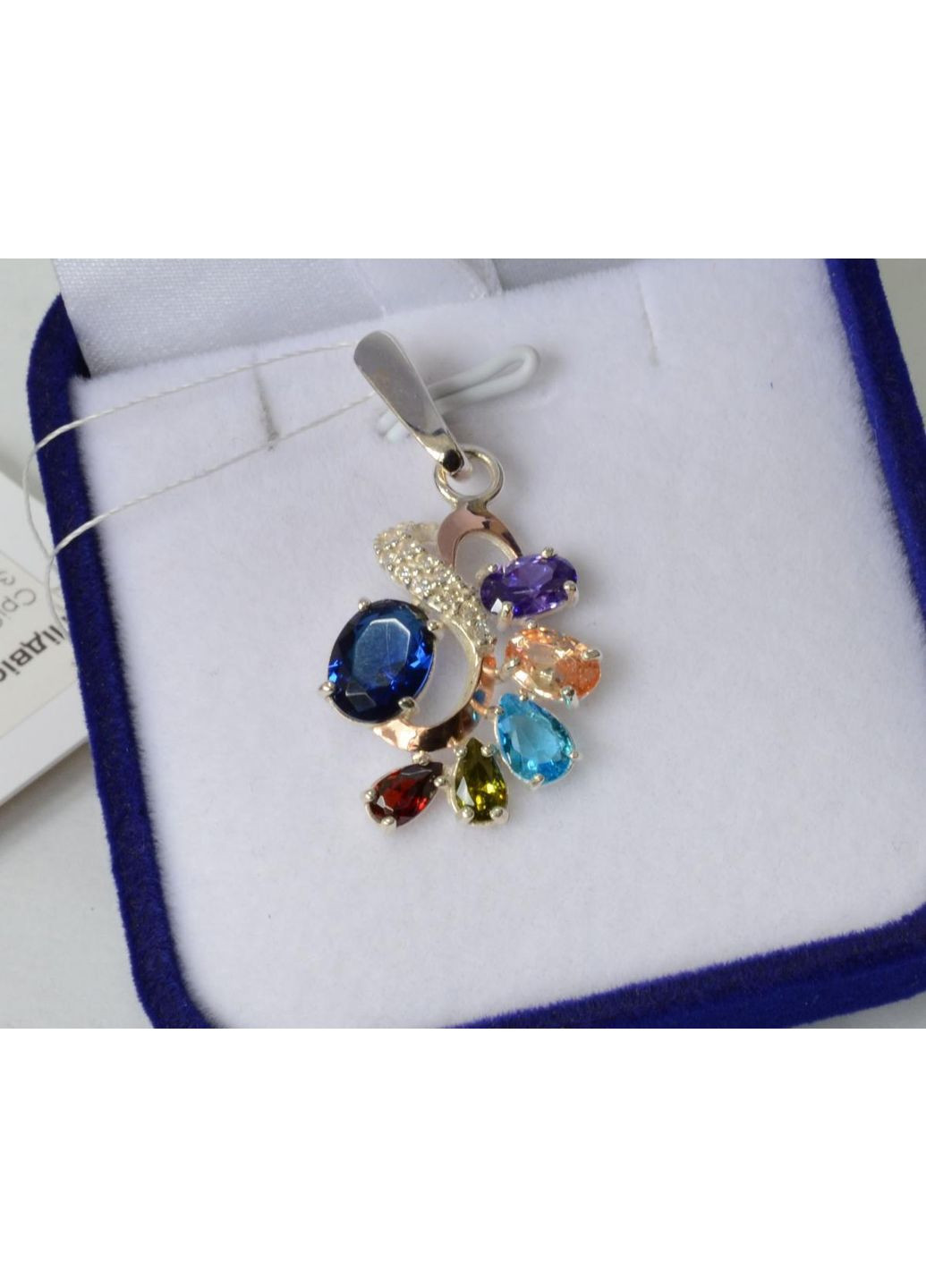 Серебряные серьги с фианитами. Silver Style (367111997)