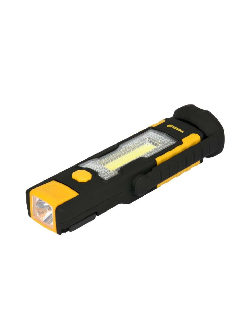 Ліхтар світлодіодний 1 LED COB 3W + 1 LED 1W, для ремонтних робіт, магніт 82733 VOREL (295547827)