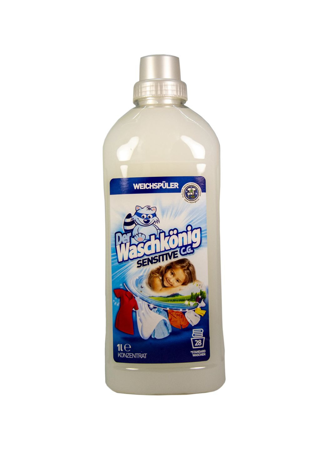Кондиціонер для білизни Der Waschkоnig Sensitive, 1 л Der Waschkonig (328309018)