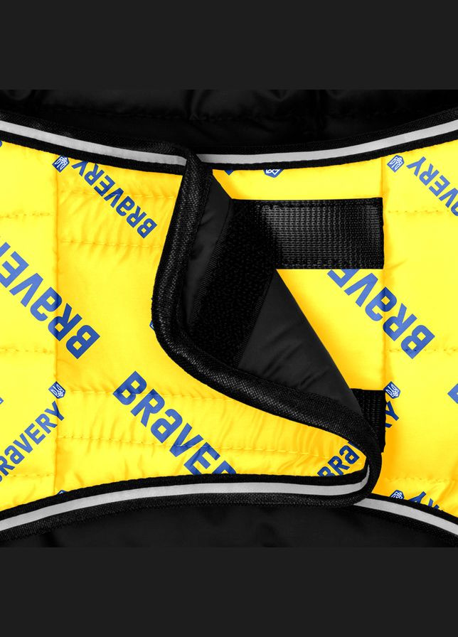 Куртка-накидка для собак Clothes, малюнок "Сміливість",, А 37 см, B 52-62 см, С 37-46 см WAUDOG (279563843)