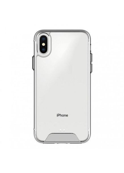 Протиударний силіконовий чохол Space для iPhone X/Xs Прозорий No Brand (306855568)