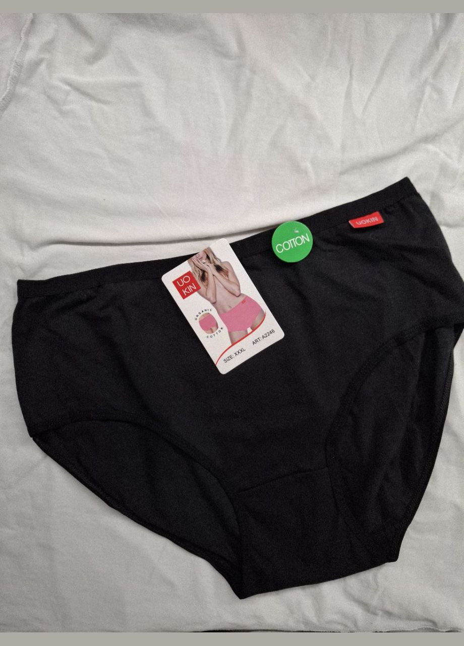 Жіночі високі трусики сліп з натуральної бавовни UOKIN Сліп (317255645)