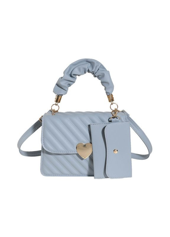 Жіноча сумка крос-боді блакитна No Brand (290665304)