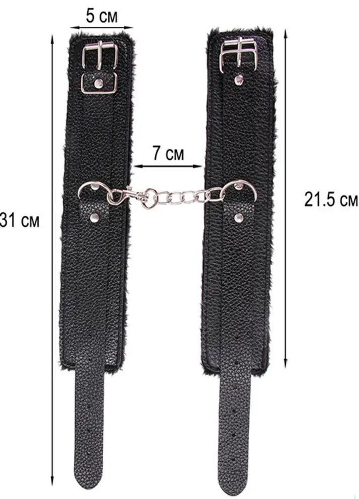 Наручники с мехом БДСМ фиолетовые БДСМ фиолетовые No Brand (316426947)