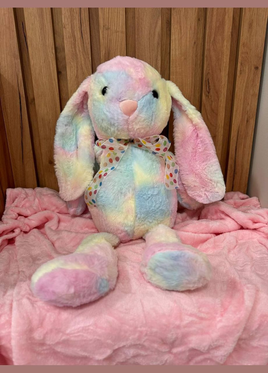 Плед игрушка кролик 3 в 1 подушка 120х150 (П4К-zayas-001-02) No Brand (306633636)