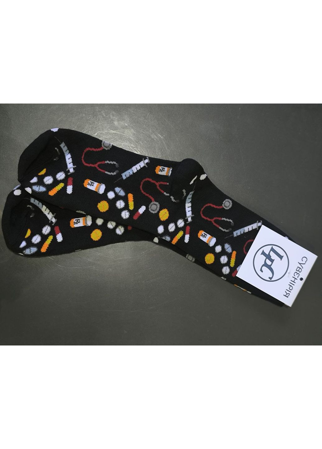 Чорні шкарпетки для лікаря LPC (360964498)