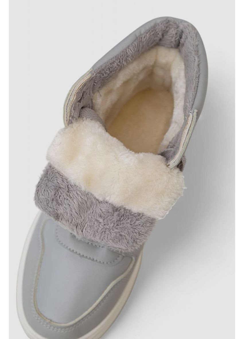 Кросівки жіночі зимові на хутрі, колір чорний, 248RAM022 Stilli сірі всесезони (369971990)