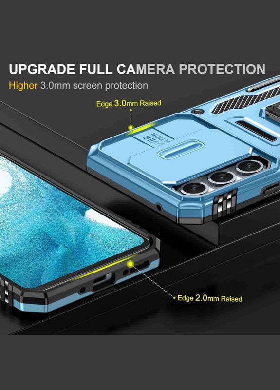 Ударопрочный чехол Camshield Army Ring для Samsung Galaxy A36 5G / A56 5G Light Blue No Brand (344465228)