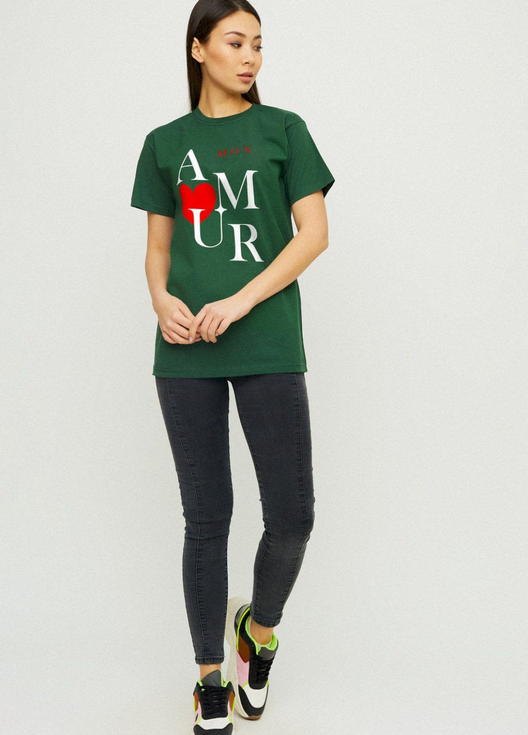 Футболка Boyfriend / air print / YAPPI - (252386598)