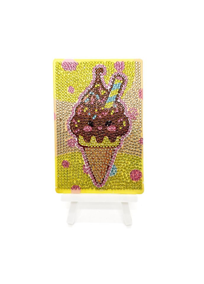 Алмазная мозаика "Мороженое" DM4005 с мольбертом Brushme (366969740)