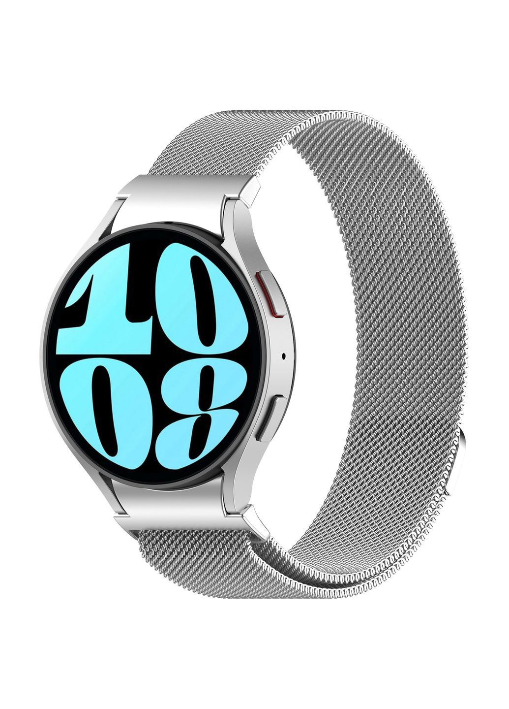 Ремешок Milanese Magnetic для Samsung Galaxy Watch 7 / FE / 6 / 6 Classic / 5 / 5 Pro / 4 / 4 Classic Silver (ARM86845) ArmorStandart (358650490)