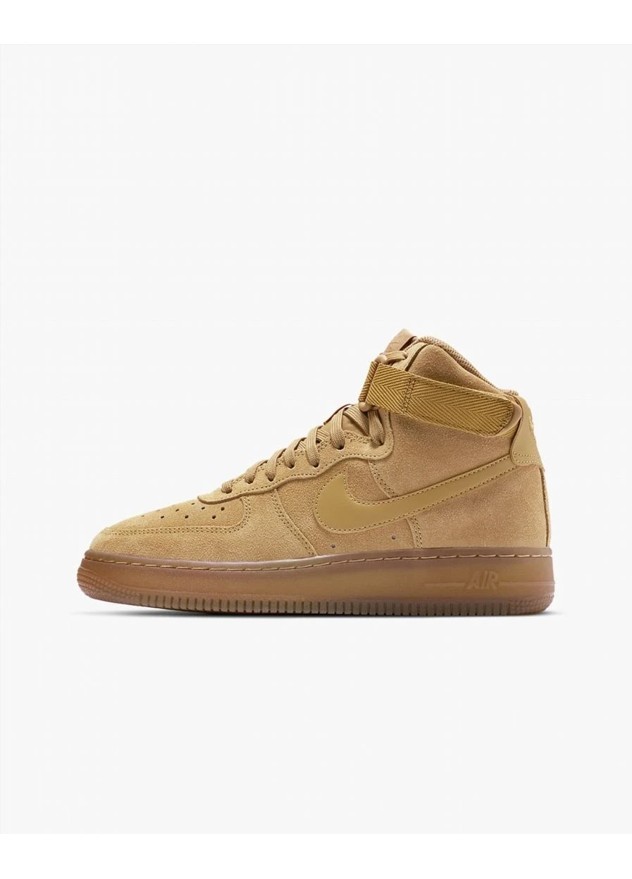 Коричневі кросівки air force 1 high lv8 3 brown ck0262-700 всесезон Nike