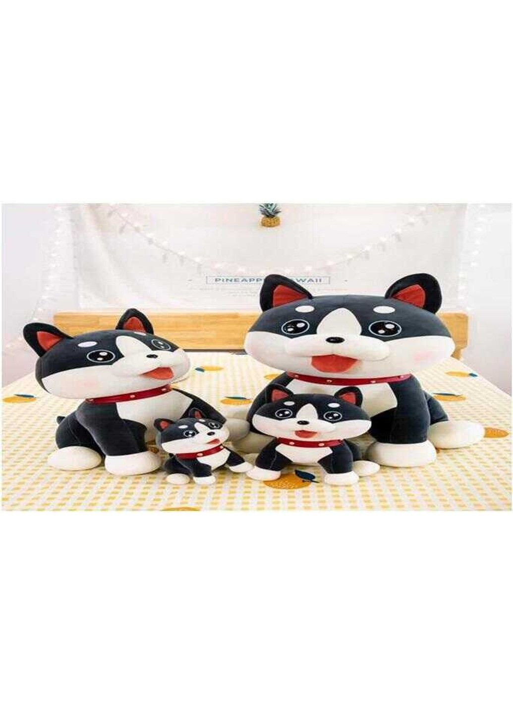 Мягкая игрушка M 14665 / 14666 (75) хаски, высота 36 см No Brand (305063187)