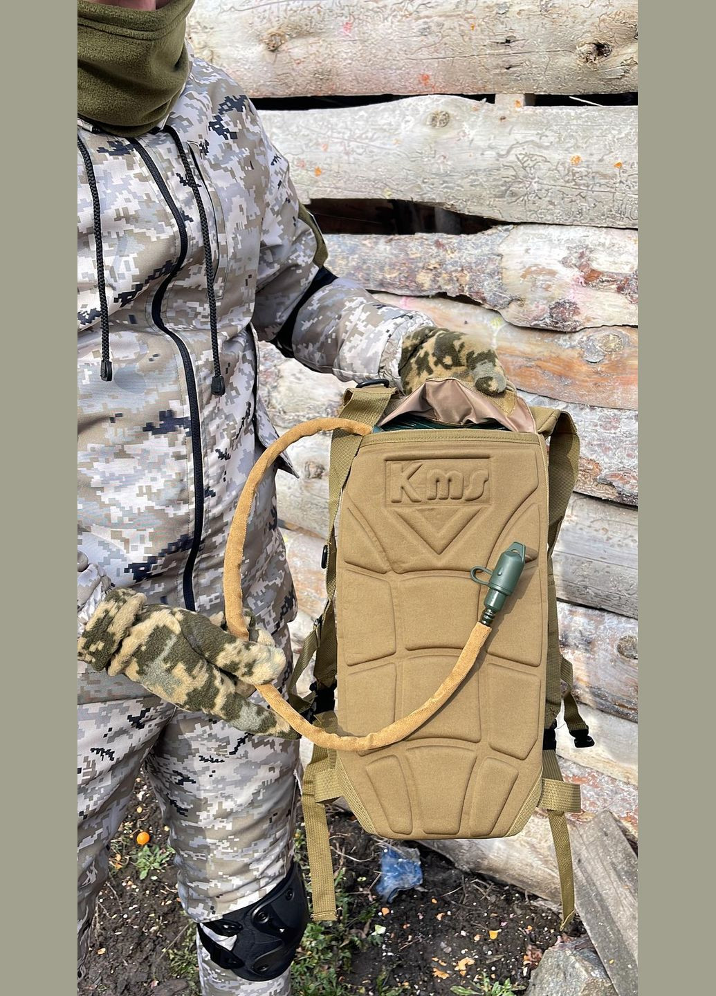 Питна система KMS (2.5 л) світлий хакі No Brand (359379850)
