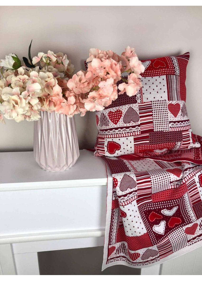 Декоративна подушка Мереживо 45х45 см для вітальні та спальні стильний елемент інтер'єру для дому ProDobro (369365433)