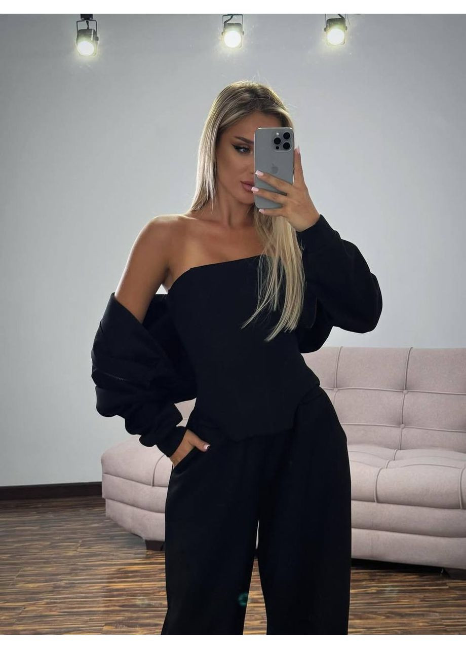 Жіночий костюм (корсет + худі + штани) — розмірна сітка в описі Vione (367075973)