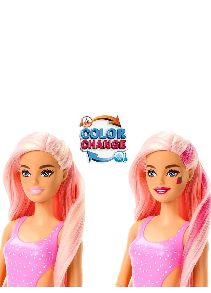Кукла "Pop Reveal" серии "Сочные фрукты" – клубничный лимонад цвет разноцветный ЦБ-00231943 Barbie (294913611)