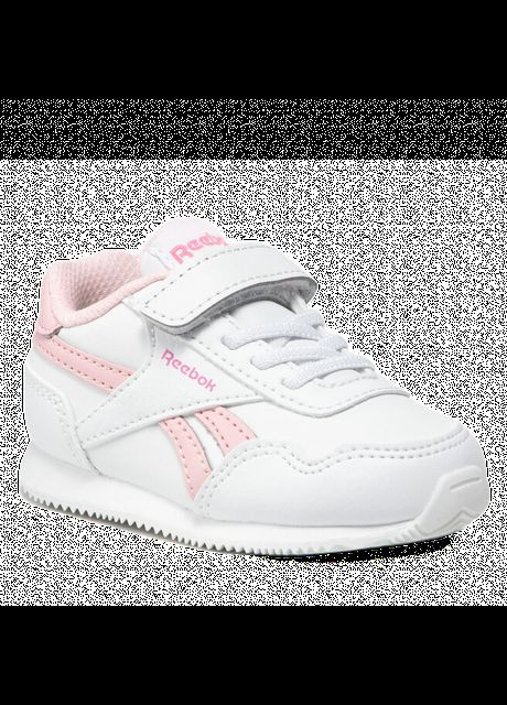 Білі всесезонні кросівки дитячі на дівчинку, royal cl jog Reebok