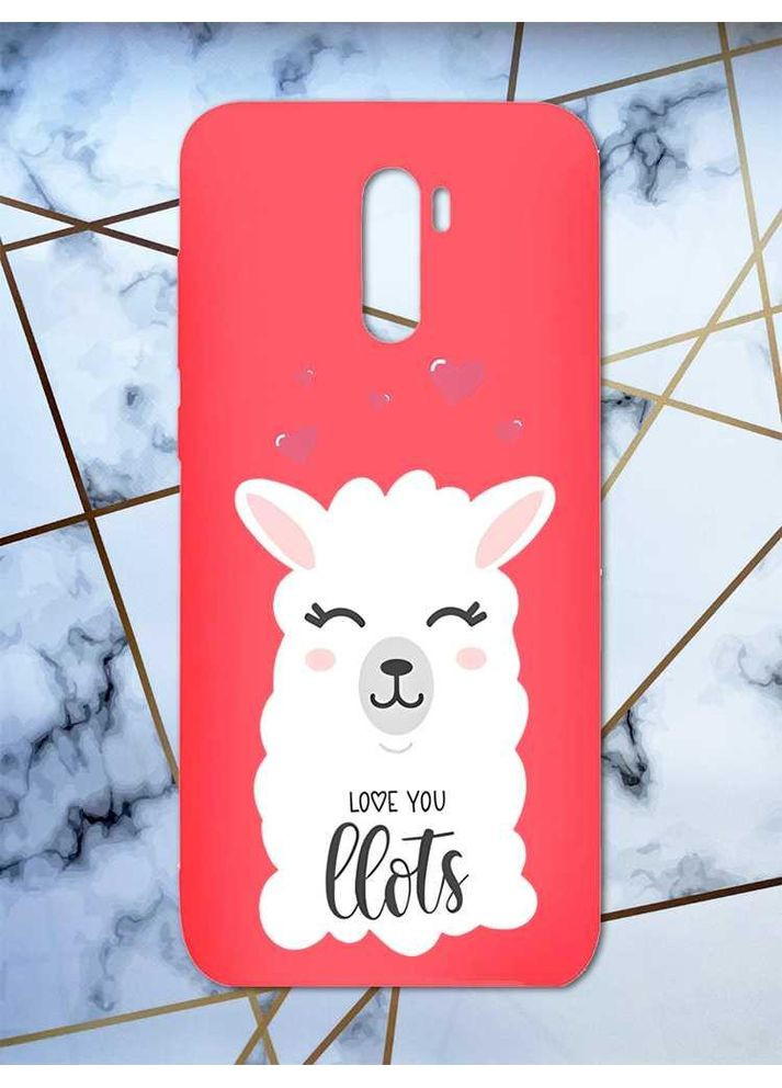 Матовый чехол на Xiaomi Redmi Note 8 Pro рельефный дизайн Лама принт 94 Creative (359501015)