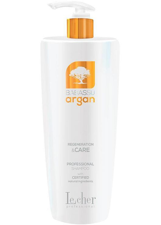 Шампунь аргановый с маслом Бабасу Babassu Argan, 1000 мл LeCher Professional (356177447)