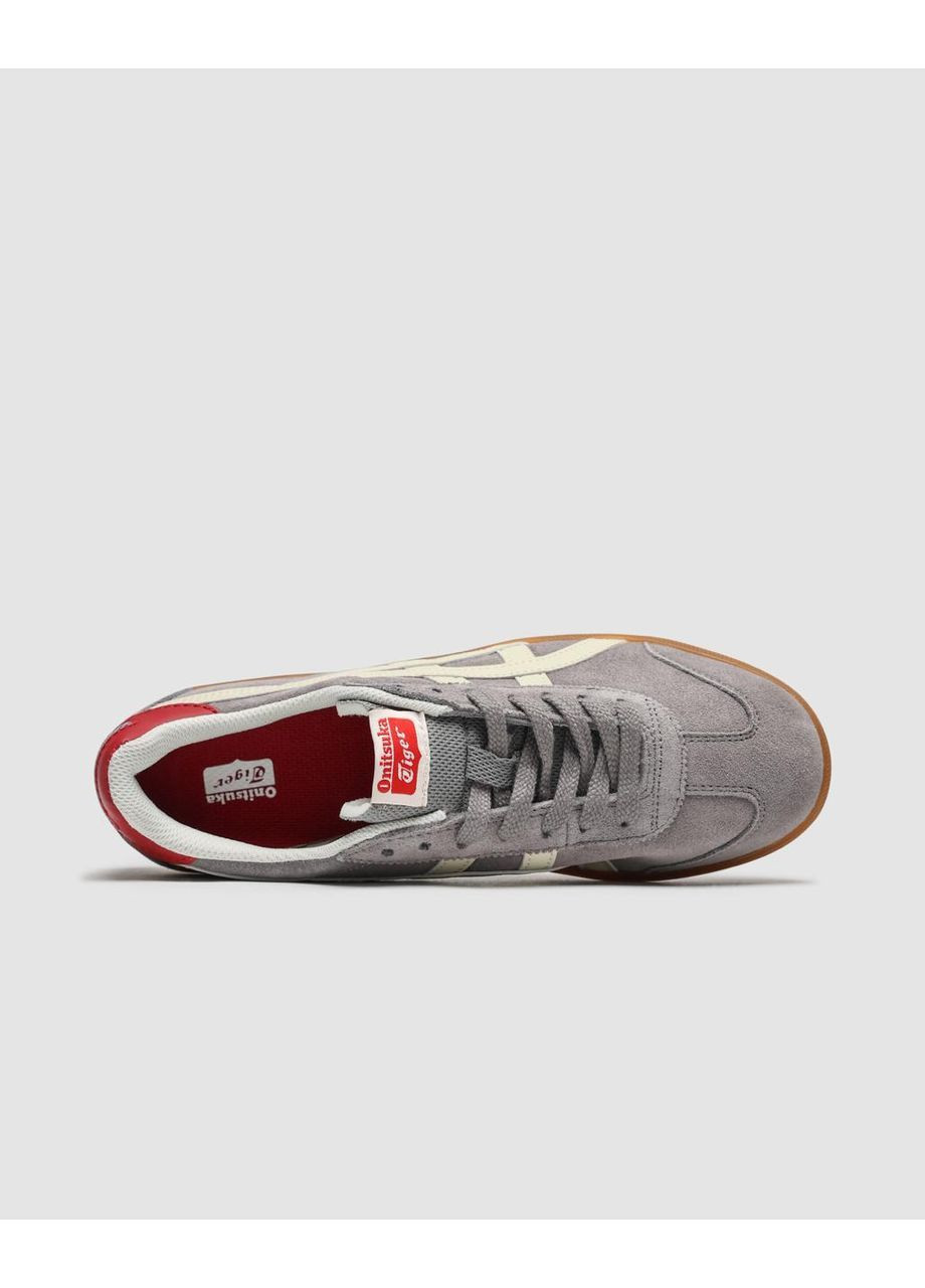 Серо-бежевые кроссовки asics tiger tokuten deep ash No Brand Onitsuka
