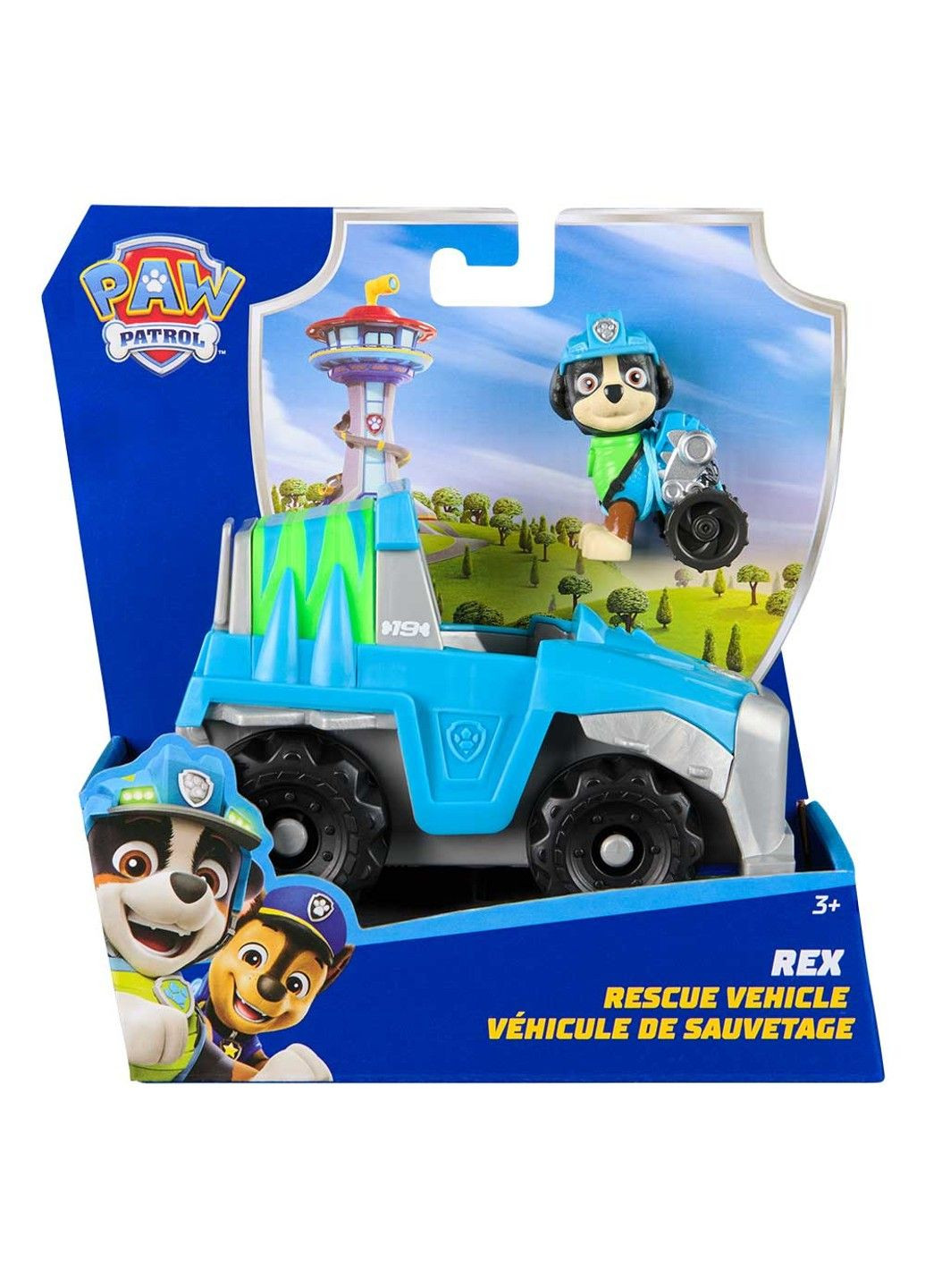 Цуценячий патруль: базовий рятівний автомобіль з водієм Рекс Paw Patrol (334010767)