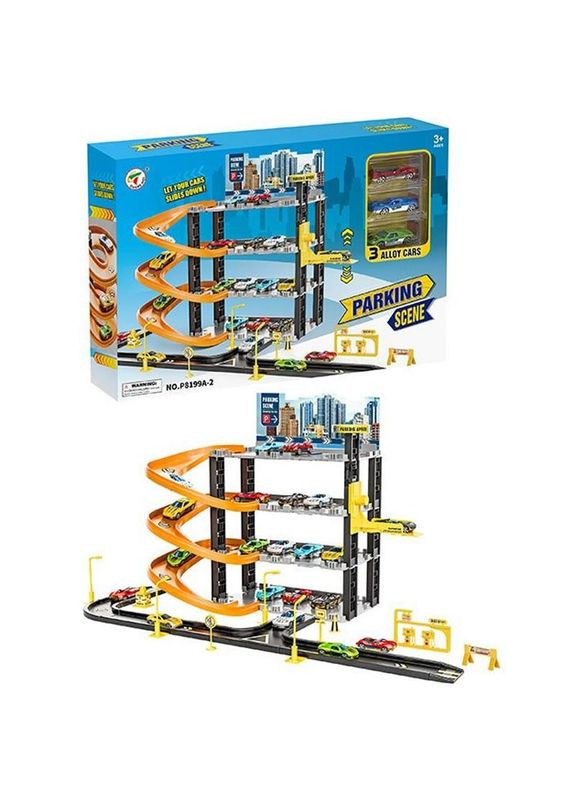 Детский игровой набор "Паркинг" P8199A-2, 4-уровневый No Brand (365638912)