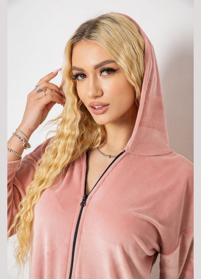 Халат жіночий велюровий на блискавці Ager 238R101 (327797767)