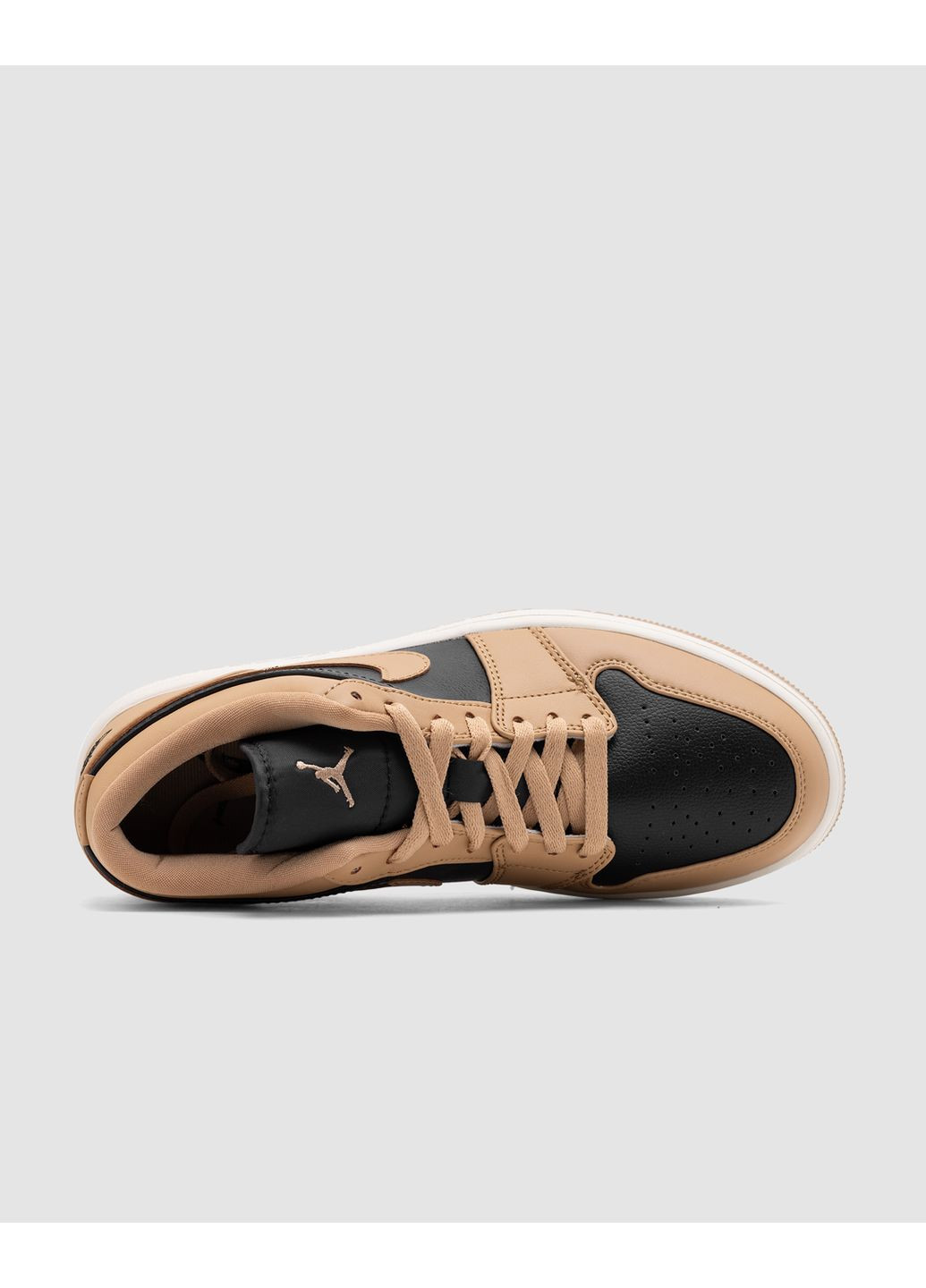 Комбіновані Осінні кросівки чоловічі nike air jordan 1 low gs desert найк аір джордан No Brand