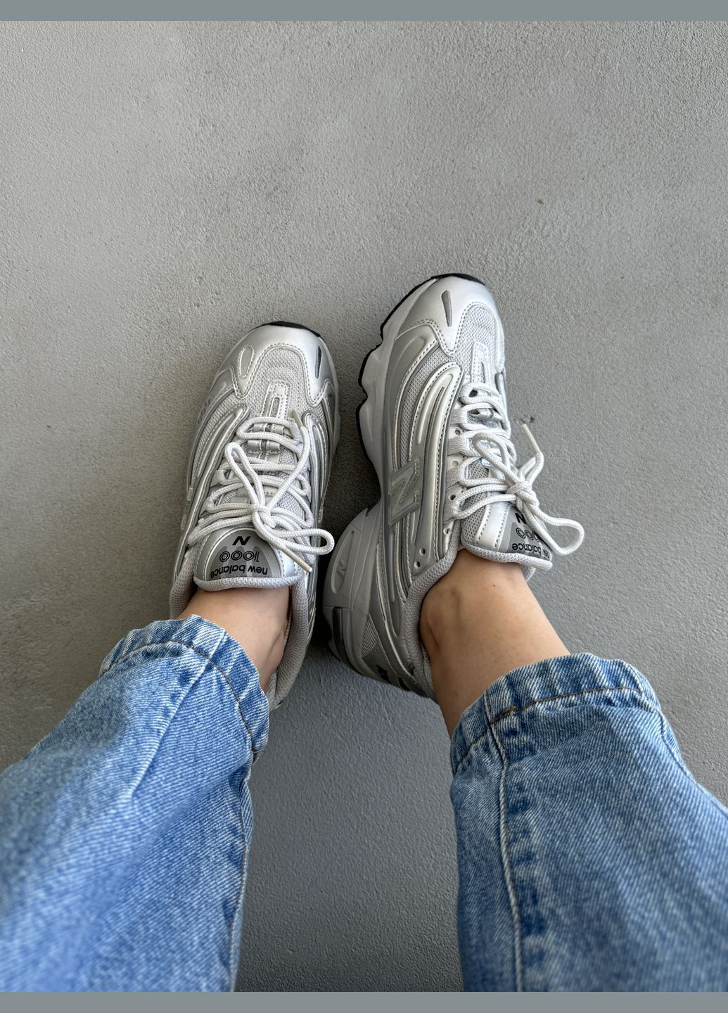 Сірі Осінні кросівки чоловічі і жіночі new balance 1000 grey | нью беланс 1000 сірі No Brand