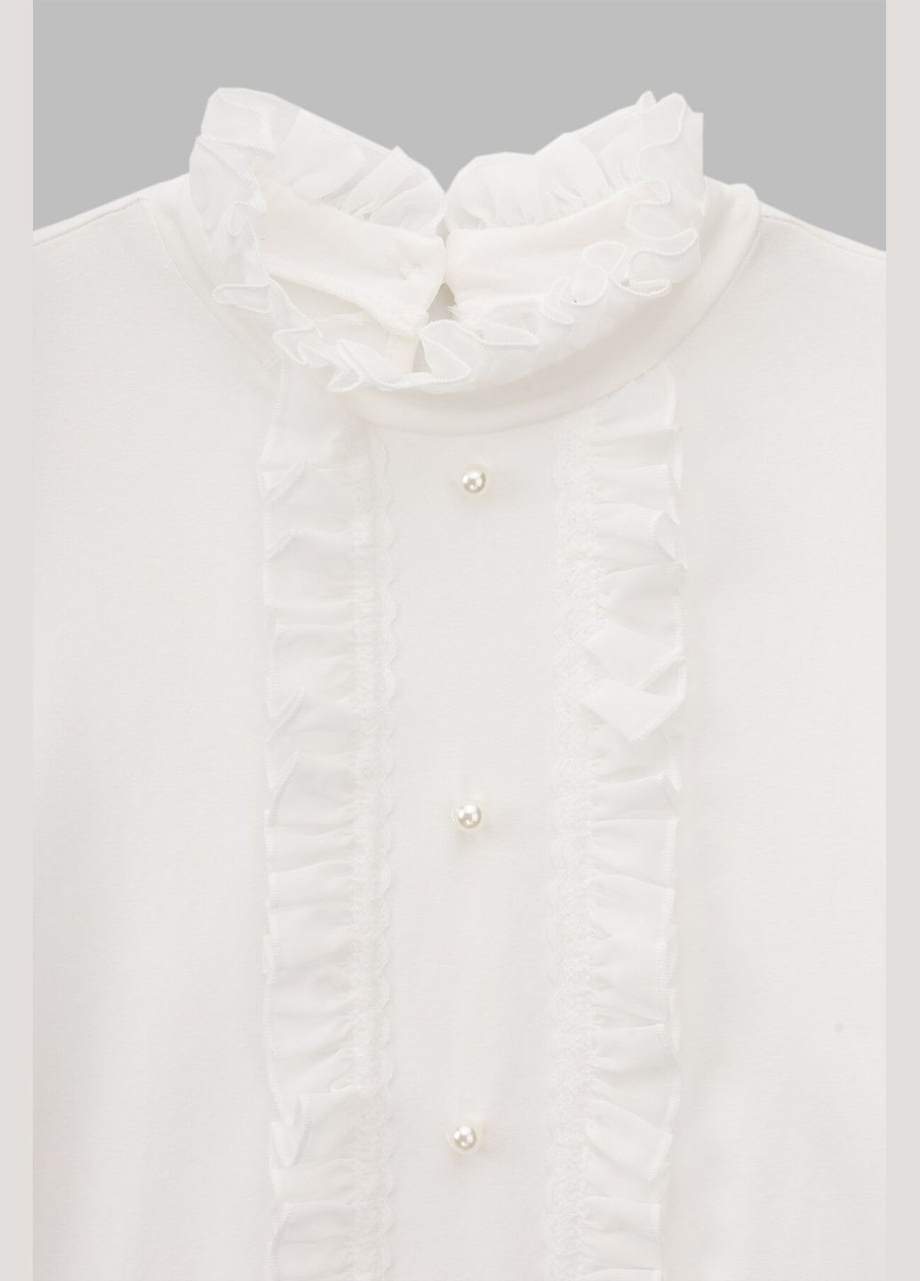 Молочная блузка Vio Faloni демисезонная