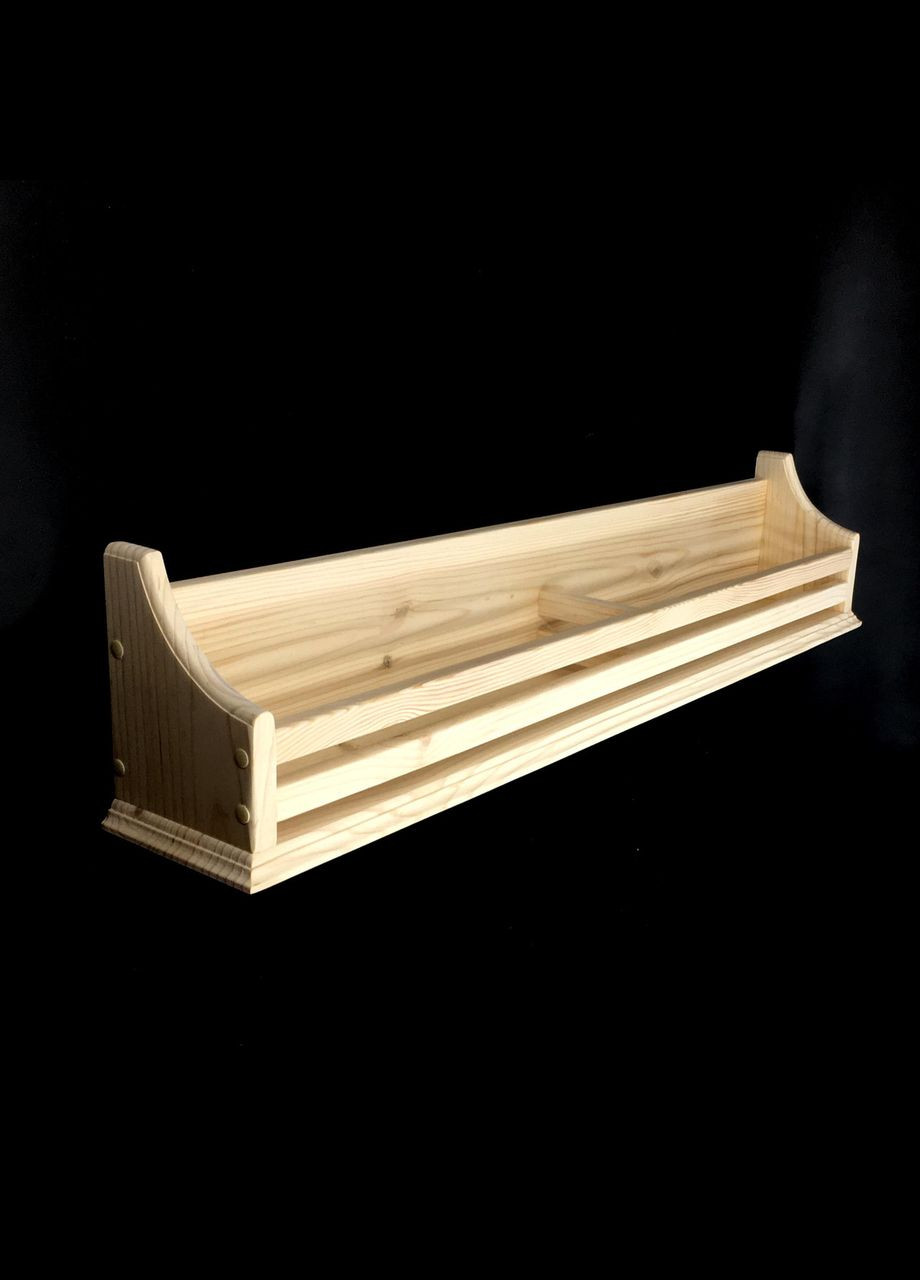 Настінна полиця з дерева Маргарита 15х100 бланже (КПГ-15000201) No Brand (328076814)