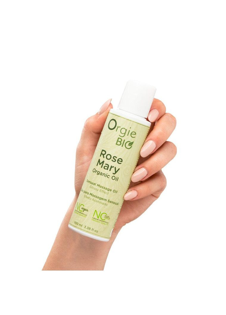 Масажна олія — Bio Rosemary Organic Oil (100 мл), органічна, веганська формула Orgie (327875904)