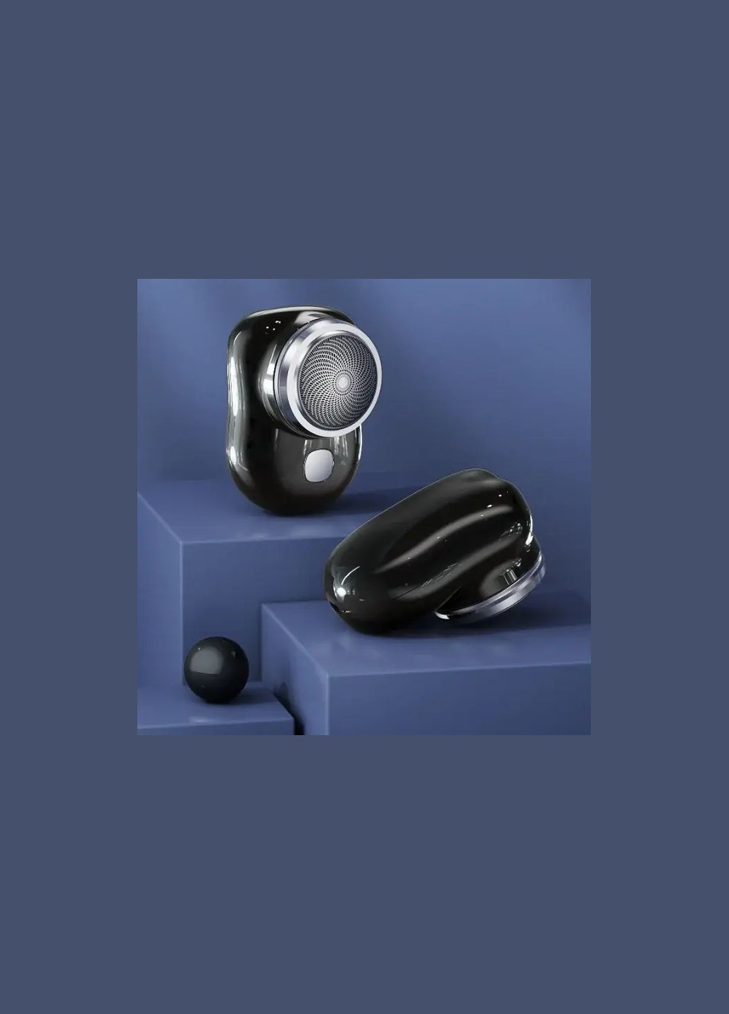 Акумуляторна міні бритва Ckeyin 10P електробритва бездротова роторна, для чоловіків, дорожня Grand (327421976)