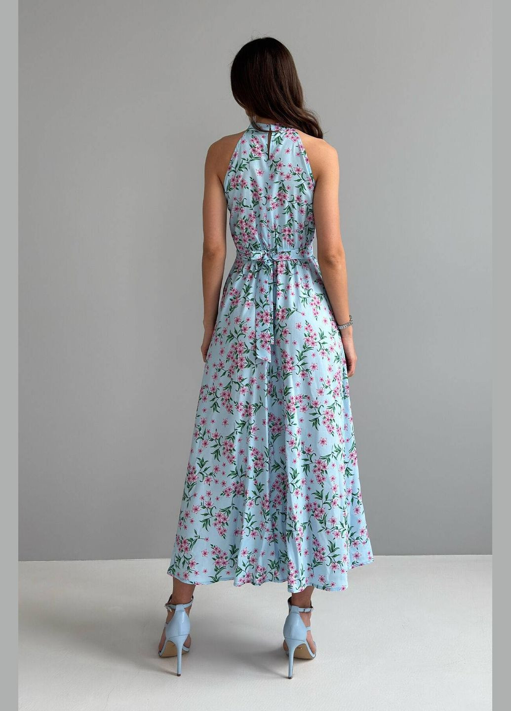 Блакитна сукня Nenka з квітковим принтом